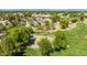 Aerial view of community park and playground showcasing green spaces and recreational facilities at 1694 E Campbell Ave, Gilbert, AZ 85234