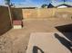 Large backyard surrounded by a brick wall and has a dog house at 1841 S Spruce --, Mesa, AZ 85210