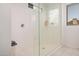 Modern bathroom with a glass-enclosed shower, sleek fixtures, and ample natural light at 21824 S 226Th Pl, Queen Creek, AZ 85142