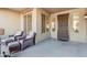Inviting front porch seating area at 26330 N 56Th Dr, Phoenix, AZ 85083