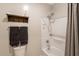 Cozy bathroom with a shower and bathtub combo, offering convenience and functionality in a compact space at 3048 W Thorn Tree Dr, Phoenix, AZ 85085