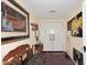 Welcoming entryway featuring art, a bench, and double doors offering a stylish first impression at 4317 N 70Th St, Scottsdale, AZ 85251
