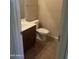 Powder room featuring a single vanity at 4581 E Apricot Ln, Gilbert, AZ 85298