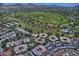 This aerial view shows the condos' proximity to golf, and green space in the area at 5203 N 24Th St # 207, Phoenix, AZ 85016