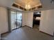 Dining area with outside access and view of the kitchen with stainless appliances at 5203 N 24Th St # 207, Phoenix, AZ 85016