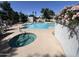 Inviting pool area with a spa and beautiful landscaping that provides a serene and relaxing atmosphere for residents at 5203 N 24Th St # 207, Phoenix, AZ 85016