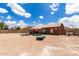 Backyard featuring a patio area and ample open space at 6302 E Portia St, Mesa, AZ 85215