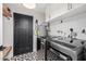 Modern laundry room with sleek, new appliances and stylish tile floor at 7821 N Via De La Sombre --, Scottsdale, AZ 85258