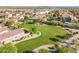 High angle aerial view of a well-maintained community park at 948 E Wiley Way, Casa Grande, AZ 85122