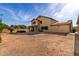 Expansive backyard with an outdoor seating area on the patio, and lots of space at 11737 N 143Rd Dr, Surprise, AZ 85379