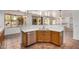Kitchen view showcasing stainless steel appliances, and beautiful countertops, and modern lighting at 13599 W Monte Vista Rd, Goodyear, AZ 85395