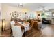 Inviting living space features stylish decor, a dining table, and comfortable seating area at 13807 N Garden Court Dr, Sun City, AZ 85351
