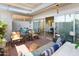 Inviting patio area with cozy seating, a serene ambiance, and easy access to the indoors at 13807 N Garden Court Dr, Sun City, AZ 85351