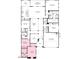 Floor plan featuring 4 bedrooms, 3 bathrooms, a 2-car garage, and a study room at 17831 W Pasadena Ave, Litchfield Park, AZ 85340