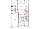 Detailed floor plan showcasing the layout with bedrooms, bathrooms, kitchen, garage and outdoor living space at 17836 W Pasadena Ave, Litchfield Park, AZ 85340