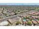 Neighborhood aerial view featuring pools and tile roofs at 20149 N 92Nd Ave, Peoria, AZ 85382