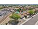 Neighborhood aerial view featuring desert landscaping, pools and tile roofs at 20149 N 92Nd Ave, Peoria, AZ 85382