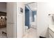 This bathroom features a tub, toilet, and access to a bedroom area at 3131 E Las Rocas Dr, Phoenix, AZ 85028