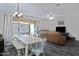 Spacious dining room with backyard views and sliding glass door at 3890 E Perkinsville St, Gilbert, AZ 85295