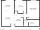 Here is a floor plan of the unit at 540 N May -- # 2148, Mesa, AZ 85201