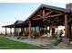 Desert Mountain property featuring timber beams and outdoor seating offering an inviting space to enjoy the natural surroundings at 10651 E Fernwood Ln, Scottsdale, AZ 85262