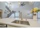 Stainless steel sink on kitchen island at 10925 E Toluca Ave, Mesa, AZ 85212