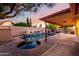 Inviting backyard with a pool and hot tub, perfect for outdoor relaxation and entertainment at 11085 E Mary Katherine Dr, Scottsdale, AZ 85259