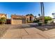 Inviting single-Gathering home features a well-manicured yard and charming desert landscaping at 11085 E Mary Katherine Dr, Scottsdale, AZ 85259