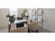 Stylish office featuring a sleek white desk, modern chairs, and elegant decor accents for a productive workspace at 11300 N Casa Dega Dr # 1005, Surprise, AZ 85388