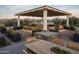 Serene outdoor seating area with comfortable seating and mountain views at 11300 N Casa Dega Dr # 1005, Surprise, AZ 85388