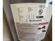 Close up of the model information tag on a RUUD brand water heater at 1428 S Palo Verde Dr, Apache Junction, AZ 85120