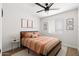 Cozy bedroom featuring a comfortable bed, stylish decor, and ample natural light at 1800 W Shawnee Dr, Chandler, AZ 85224