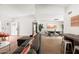 Spacious living area with views of the dining area and open floor plan design at 1800 W Shawnee Dr, Chandler, AZ 85224