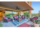 Inviting outdoor space with stylish seating, desert landscaping, and views of the natural surroundings at 27000 N Alma School Pkwy # 1033, Scottsdale, AZ 85262