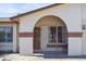 A charming gated front porch provides security and curb appeal at 3519 W Libby St, Glendale, AZ 85308