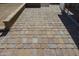 Beautifully patterned brick patio perfect for outdoor entertaining at 3519 W Libby St, Glendale, AZ 85308