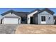 Beautiful single-story home featuring stone accents, a two-car garage, and a well-manicured lawn at 4822 W Owl Head Pl, San Tan Valley, AZ 85144