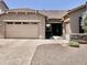 Beautiful home featuring stone accents, a paved driveway and drought-tolerant landscaping at 4956 S Leisure Way, Gilbert, AZ 85298