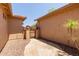 Charming courtyard with stone pathway leading to the front door at 5919 W Straight Arrow Ln, Phoenix, AZ 85083