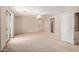 Expansive living room featuring a ceiling fan and large windows at 5919 W Straight Arrow Ln, Phoenix, AZ 85083