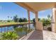 Patio featuring golf course and lake views at 7101 W Beardsley Rd # 542, Glendale, AZ 85308