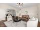 Comfortable living room with stylish furniture and hardwood floors at 725 W Portland St, Phoenix, AZ 85007