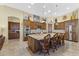Gourmet kitchen with custom cabinetry, a spacious island, and state-of-the-art appliances, ideal for cooking enthusiasts at 7335 E Quail Track Rd, Scottsdale, AZ 85266