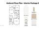Amherst floor plan showcasing an open concept design with three bedrooms, two bathrooms, and a two-car garage at 7370 W Buckhorn Trl, Peoria, AZ 85383