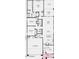 Detailed floor plan showcasing the layout of a primary suite, bedrooms, kitchen, great room, and two-car garage at 7836 E Quintana Ave, Mesa, AZ 85212