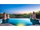 Backyard pool and spa with desert views, creating a serene oasis for relaxation and entertainment at 11548 E Salero Dr, Scottsdale, AZ 85262