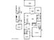 Detailed floor plan showcasing the layout of the home's first floor and outdoor spaces at 12633 W Luxton Ln, Avondale, AZ 85323