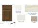Sample of kitchen cabinet and countertop materials, including cabinets, backsplash, flooring and carpet at 12633 W Luxton Ln, Avondale, AZ 85323