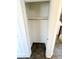 Open closet with rod and tiled floor at 2539 N 148Th Dr, Goodyear, AZ 85395