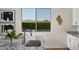 Bright kitchen view showcasing granite countertops and a backyard oasis at 2854 E Virginia St, Mesa, AZ 85213